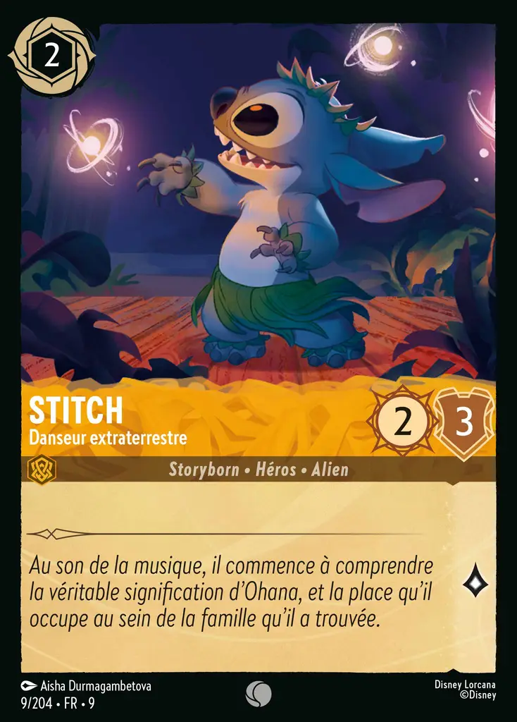 LOR09 [FR] FAB 009 STITCH,&nbsp;DANSEUR EXTRATERRESTRE (COMMUNE)