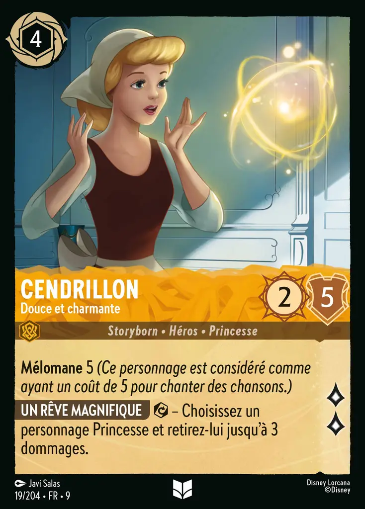 LOR09 [FR] FAB 019 CENDRILLON,&nbsp;DOUCE ET CHARMANTE (UNCO)