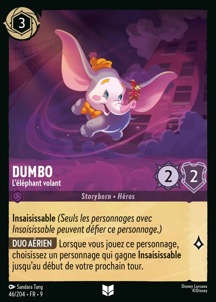 LOR09 [FR] FAB 046 DUMBO,&nbsp;L&rsquo;ELEPHANT VOLANT (UNCO)