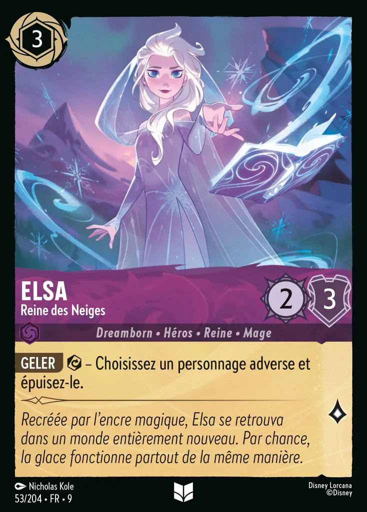 LOR09 [FR] FAB (FOIL) 053 ELSA,&nbsp;REINE DES NEIGES (UNCO)