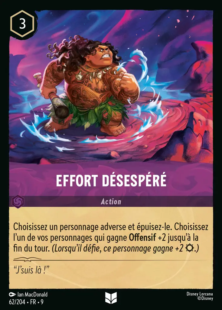 LOR09 [FR] FAB 062 EFFORT DESESPERE (UNCO)