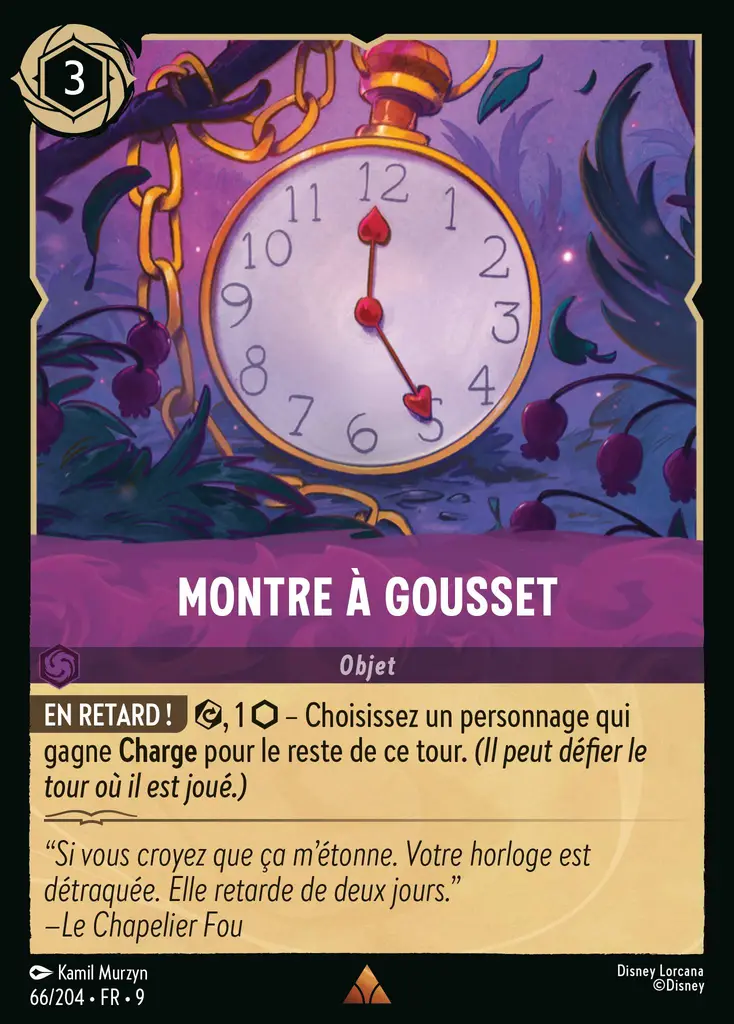 LOR09 [FR] FAB 066 MONTRE A GOUSSET (RARE)