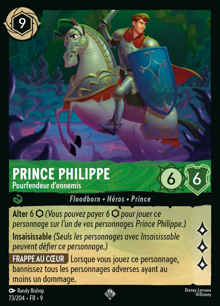 LOR09 [FR] FAB 073 PRINCE PHILIPPE,&nbsp;POURFENDEUR D'ENNEMIS (SUPER RARE)