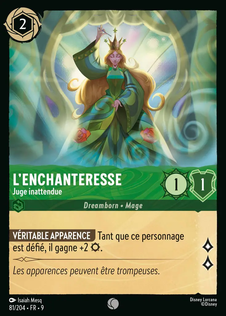 LOR09 [FR] FAB 081 L'ENCHANTERESSE,&nbsp;JUGE INATTENDUE (COMMUNE)