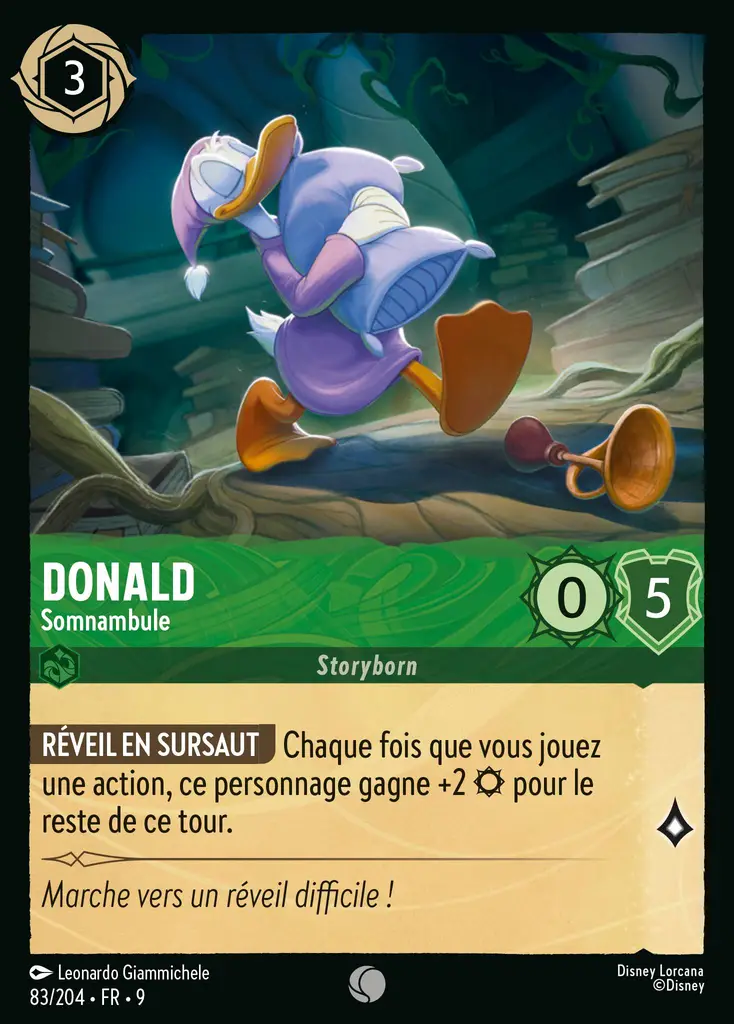 LOR09 [FR] FAB 083 DONALD,&nbsp;SOMNAMBULE (COMMUNE)