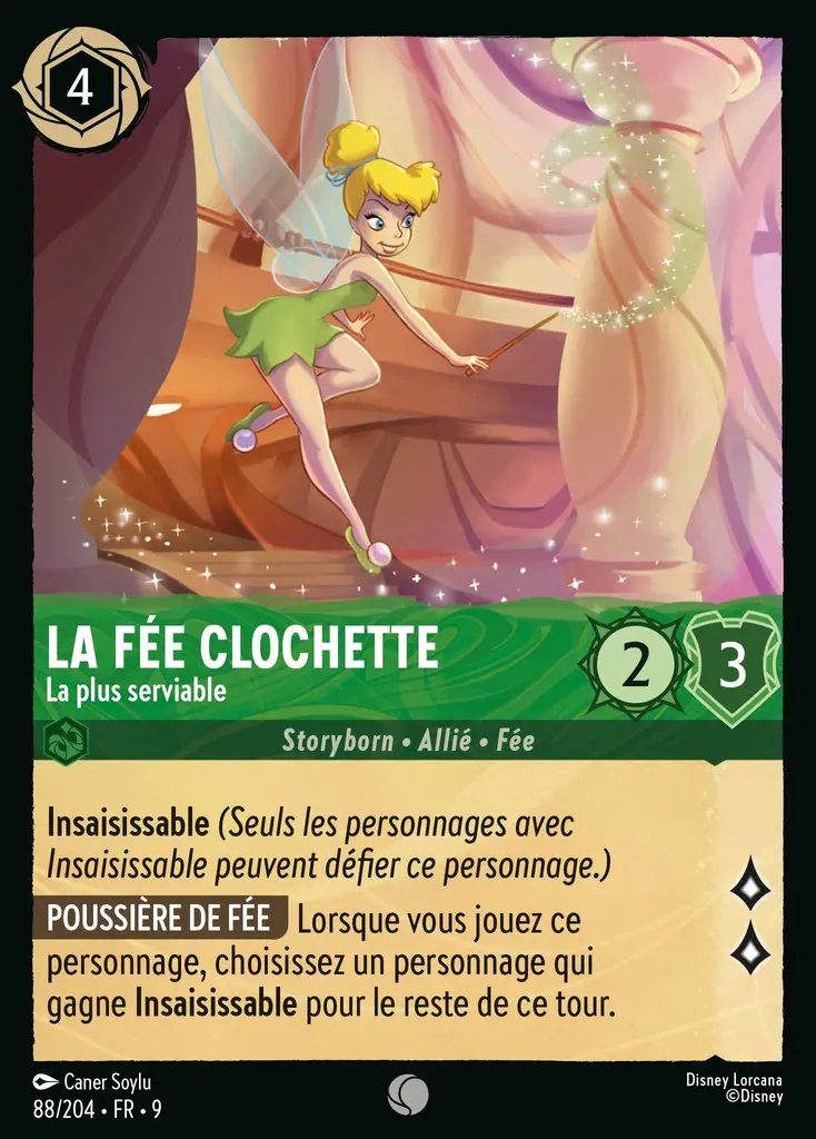 LOR09 [FR] FAB 088 LA FEE CLOCHETTE,&nbsp;LA PLUS SERVIABLE (COMMUNE)
