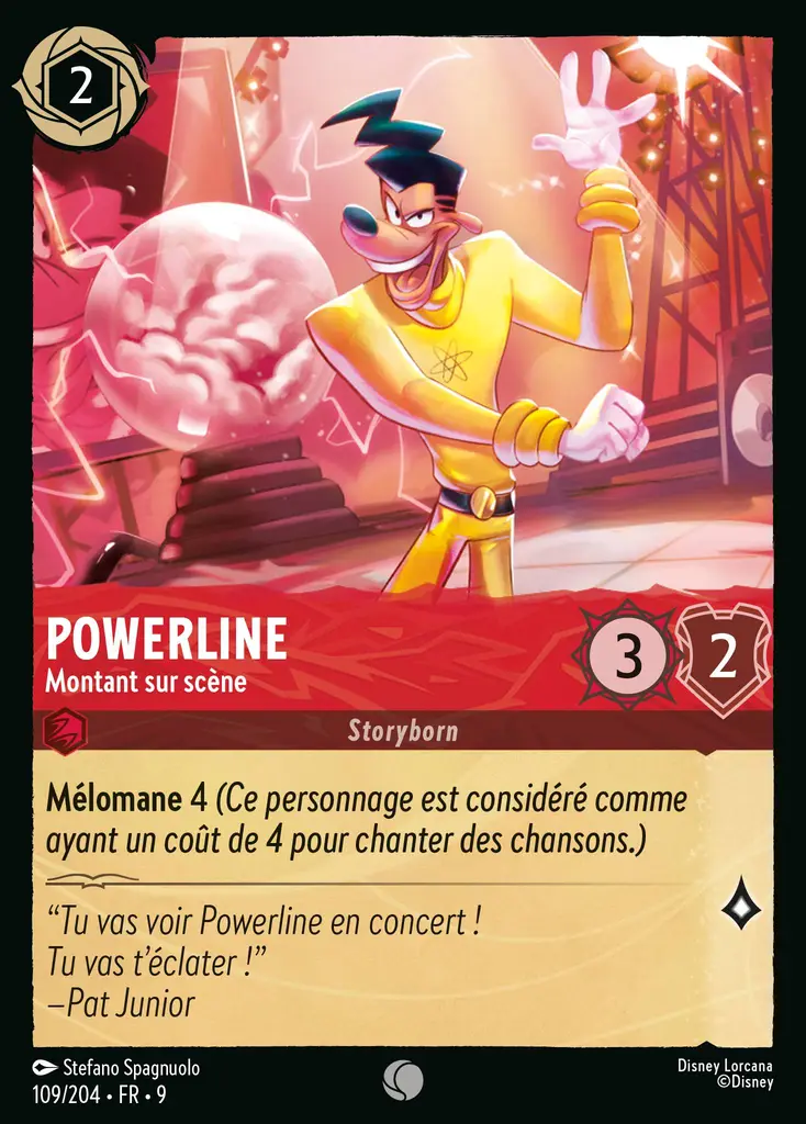 LOR09 [FR] FAB 109 POWERLINE,&nbsp;MONTANT SUR SCENE (COMMUNE)