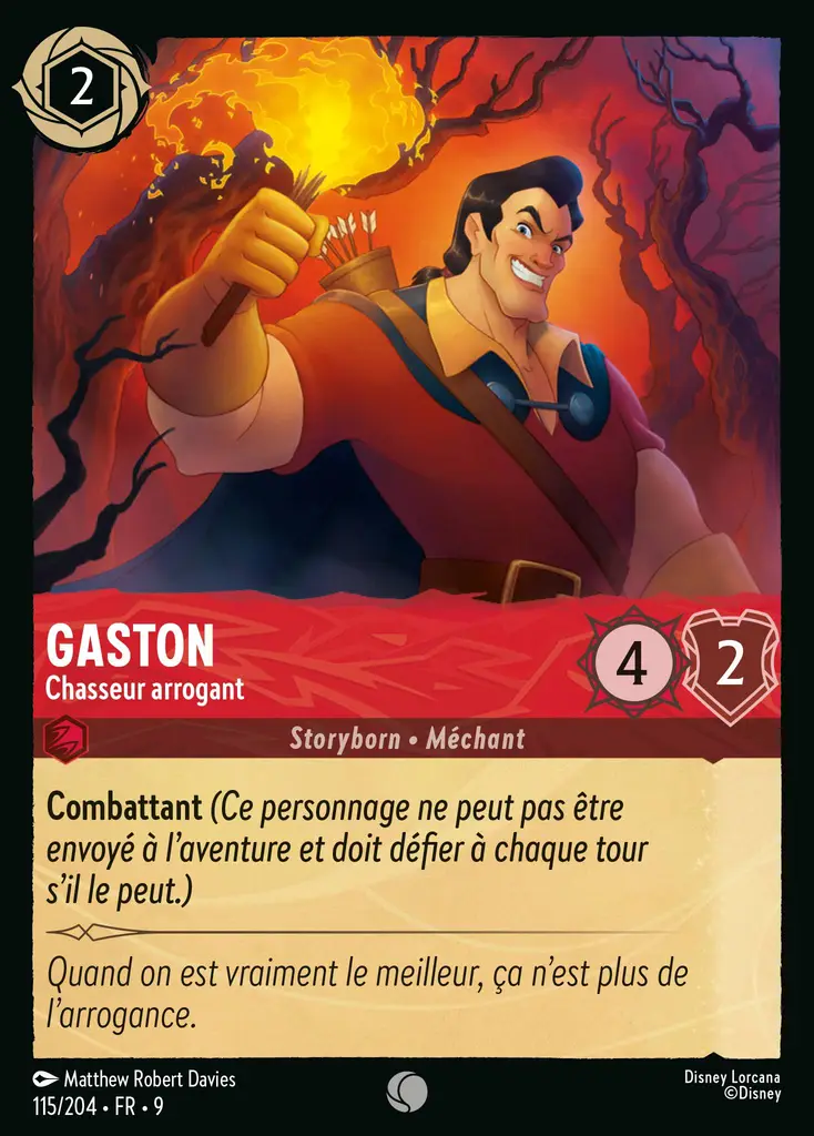LOR09 [FR] FAB 115 GASTON,&nbsp;CHASSEUR ARROGANT (COMMUNE)
