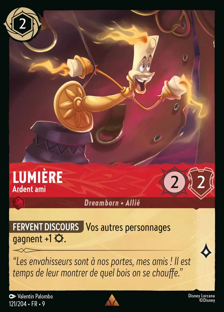 LOR09 [FR] FAB 121 LUMIERE,&nbsp;ARDENT AMI (RARE)