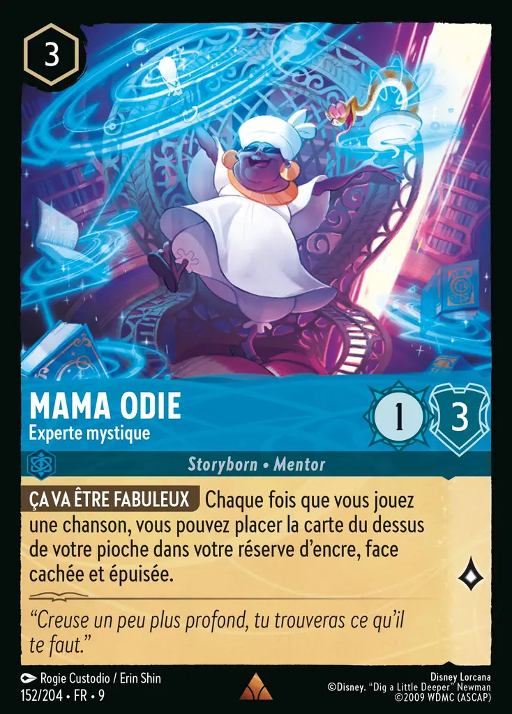 LOR09 [FR] FAB 152 MAMA ODIE,&nbsp;EXPERTE MYSTIQUE (RARE)