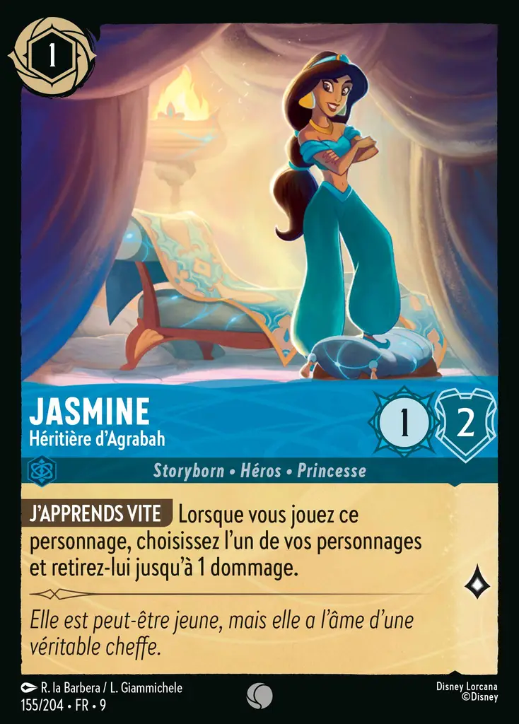 LOR09 [FR] FAB 155 JASMINE,&nbsp;HERITIERE D'AGRABAH (COMMUNE)