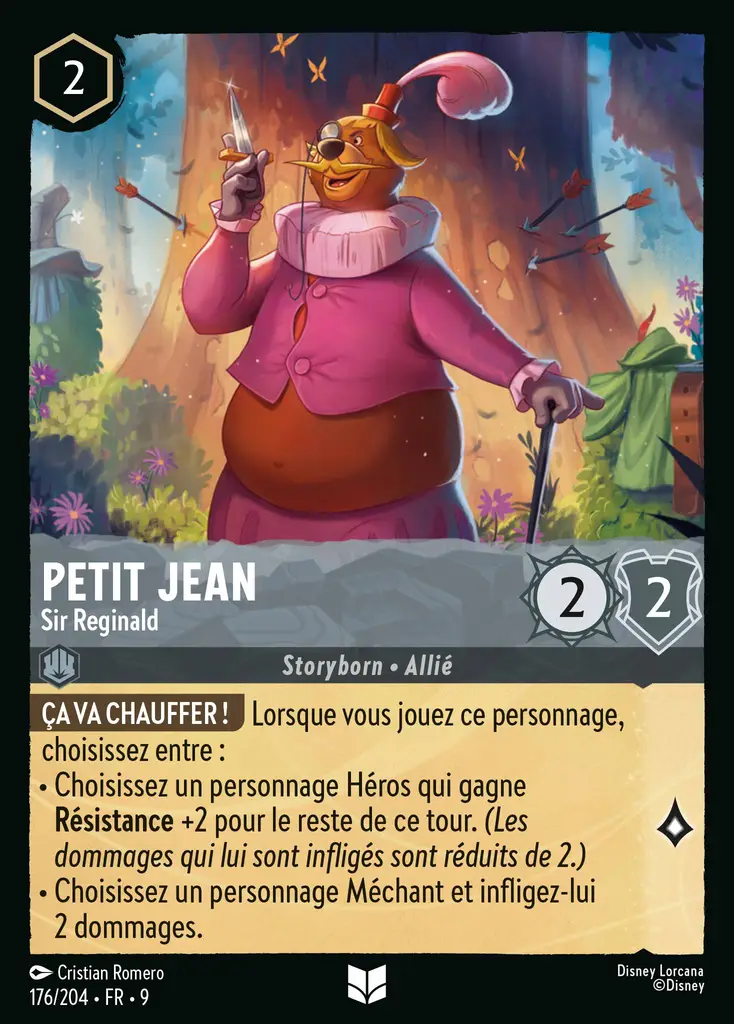 LOR09 [FR] FAB 176 PETIT JEAN,&nbsp;SIR REGINALD (UNCO)