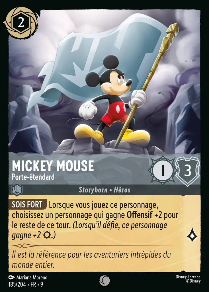 LOR09 [FR] FAB 185 MICKEY MOUSE,&nbsp;PORTE-ETENDARD (COMMUNE)
