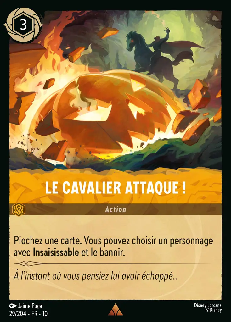 LOR10 [FR] WHI (FOIL) 029 LE CAVALIER ATTAQUE ! (RARE)