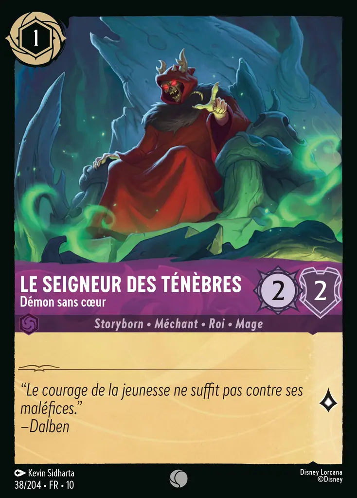 LOR10 [FR] WHI 038 LE SEIGNEUR DES TENEBRES, DEMON SANS C&OElig;UR (COMMUNE)