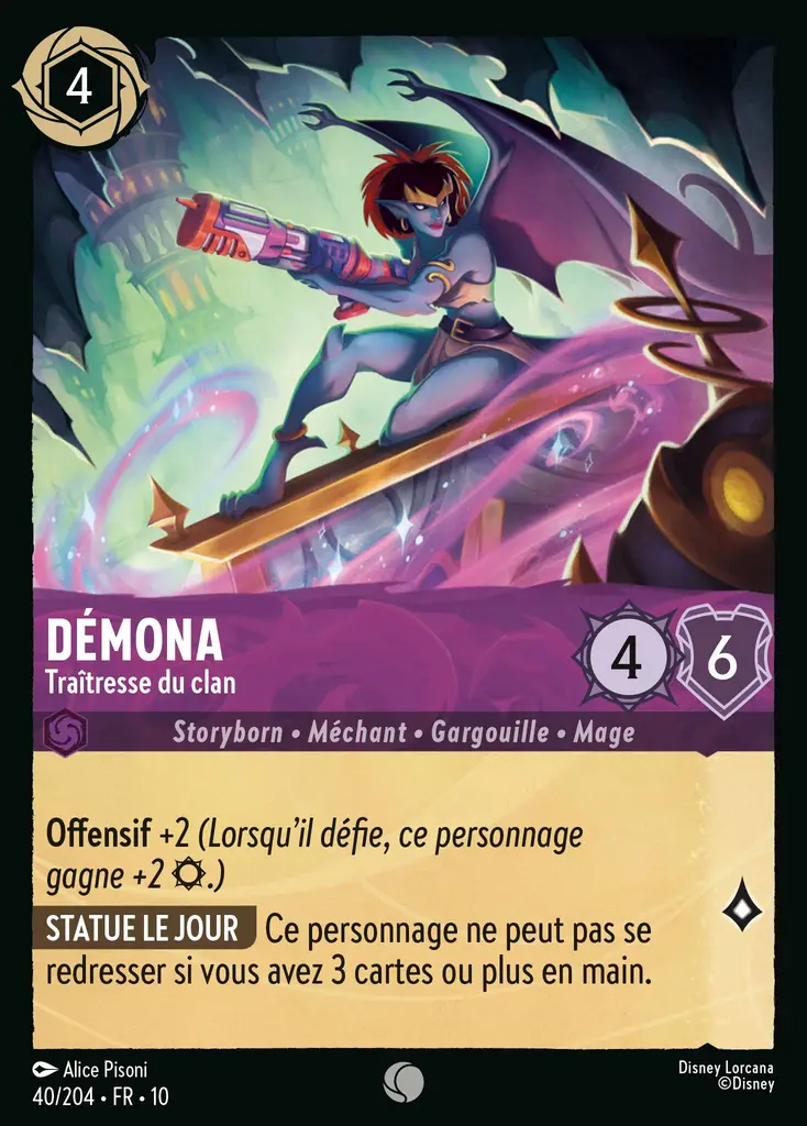LOR10 [FR] WHI (FOIL) 040 DEMONA, TRAITRESSE DU CLAN (COMMUNE)