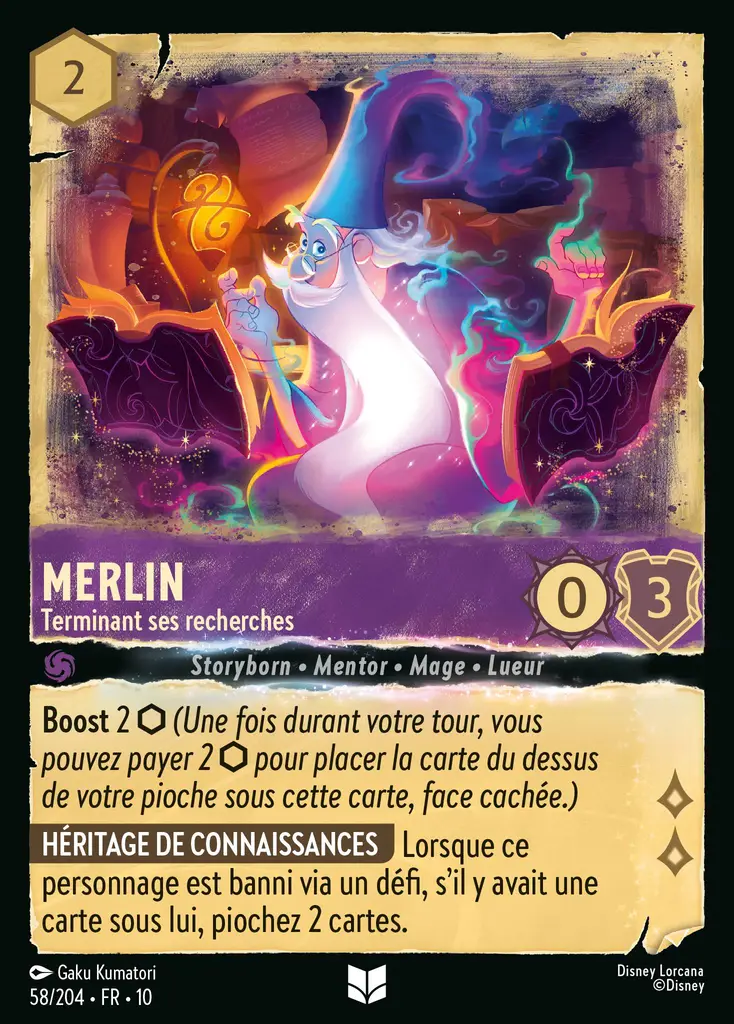 LOR10 [FR] WHI 058 MERLIN, TERMINANT SES RECHERCHES (UNCO)