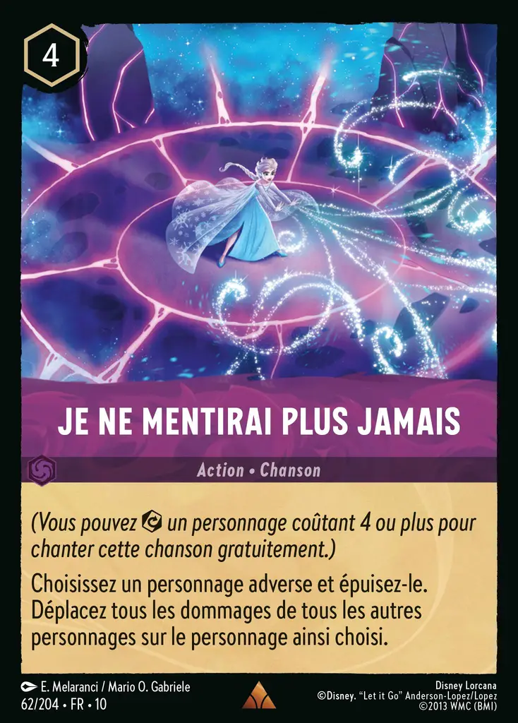 LOR10 [FR] WHI 062 JE NE MENTIRAI PLUS JAMAIS (RARE)