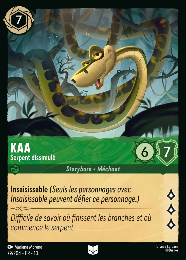LOR10 [FR] WHI 079 KAA, SERPENT DISSIMULE (UNCO)