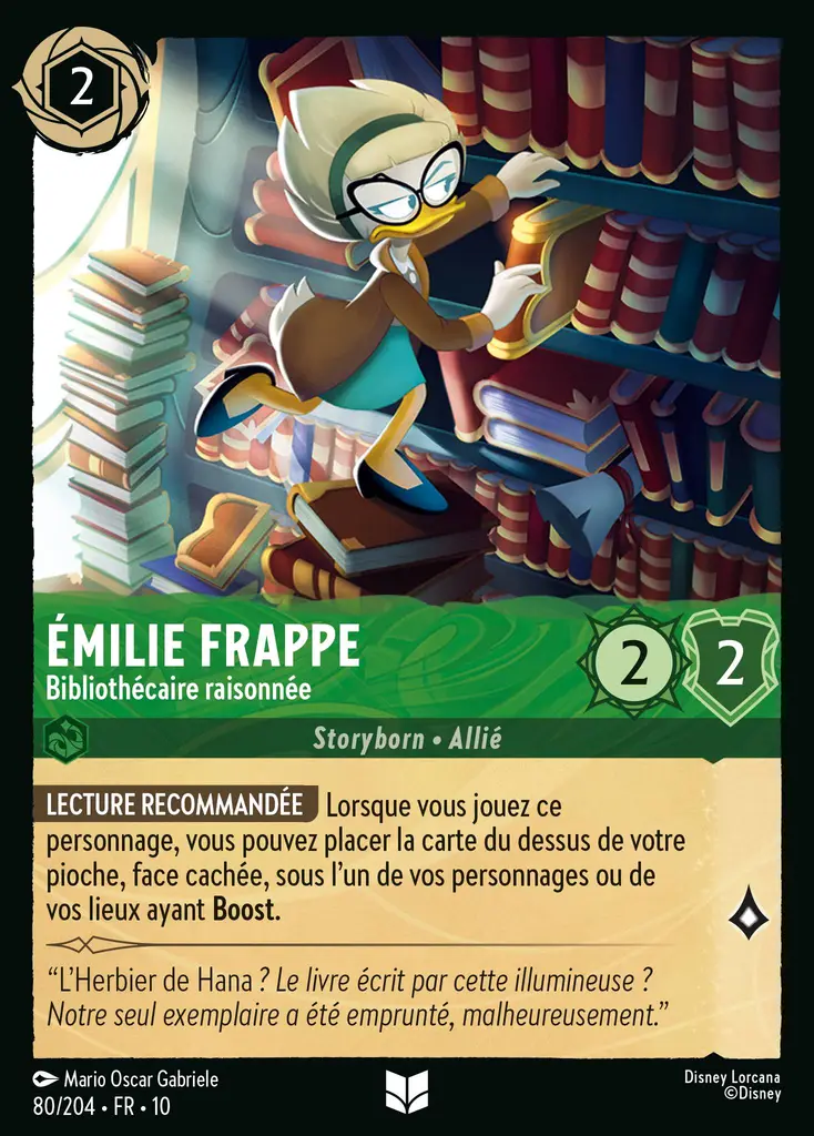 LOR10 [FR] WHI (FOIL) 080 &Eacute;MILIE FRAPPE, BIBLIOTHECAIRE RAISONNEE (UNCO)