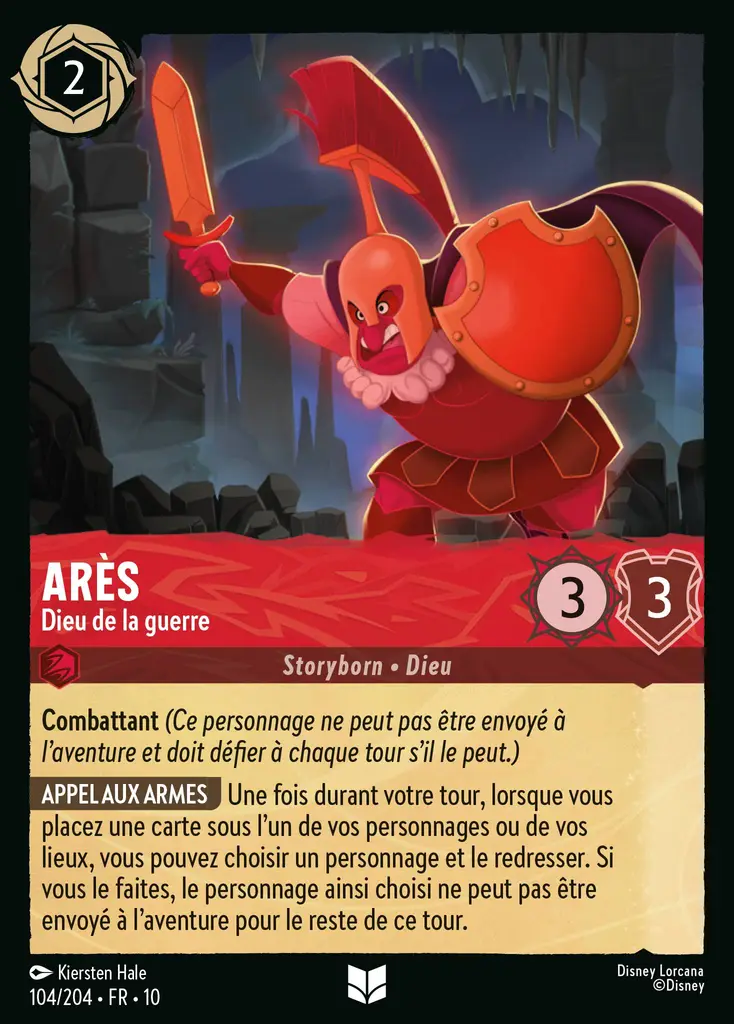 LOR10 [FR] WHI 104 ARES, DIEU DE LA GUERRE (UNCO)