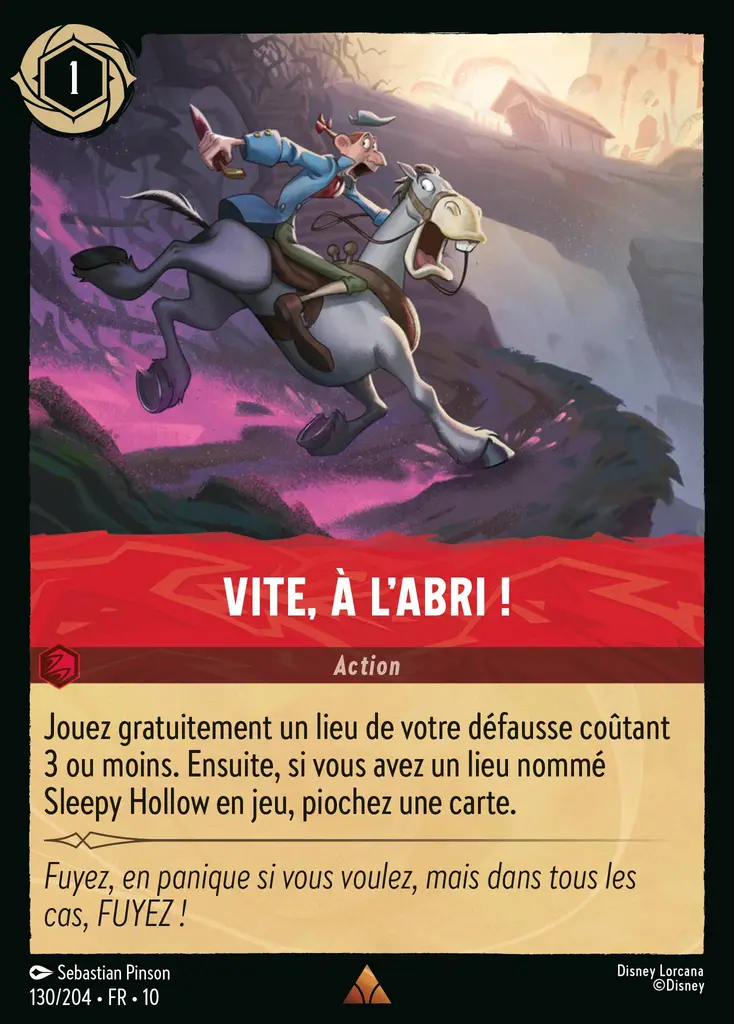 LOR10 [FR] WHI 130 VITE, A L'ABRI ! (RARE)