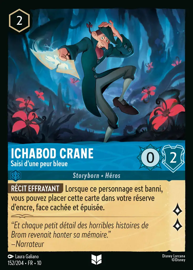 LOR10 [FR] WHI 152 ICHABOD CRANE, SAISI D'UNE PEUR BLEUE (UNCO)