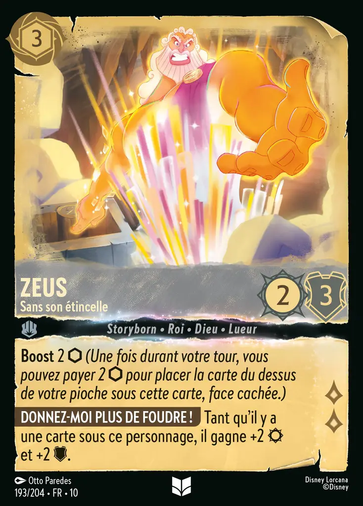LOR10 [FR] WHI 193 ZEUS, SANS SON ETINCELLE (UNCO)