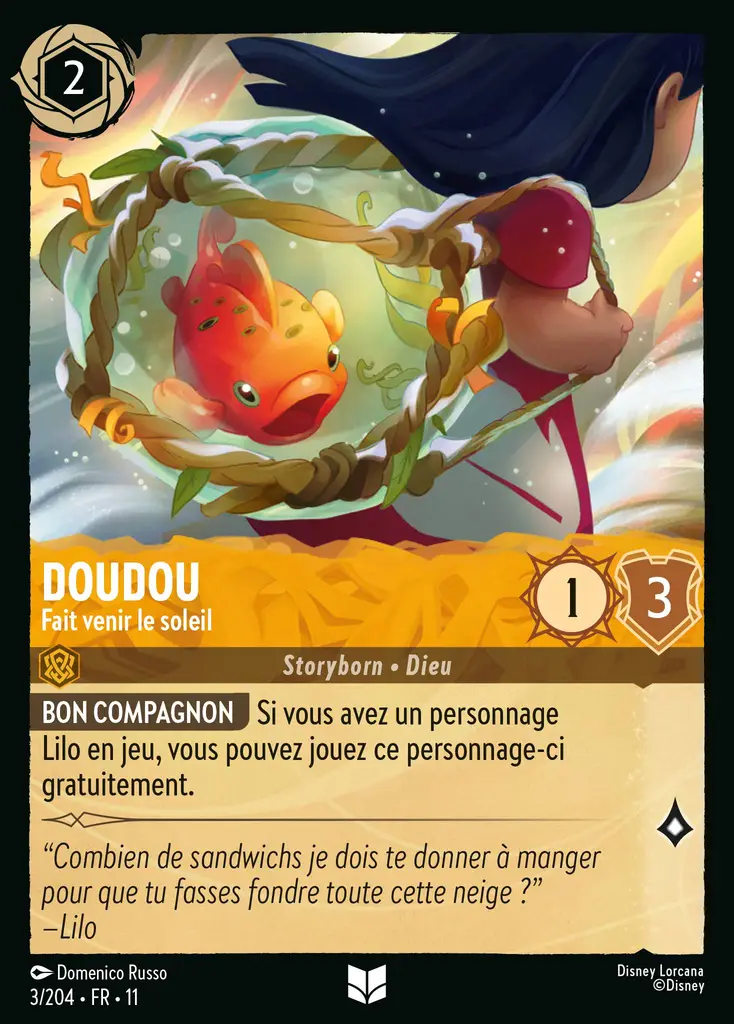 LOR11 [FR] WSP (FOIL) 003 DOUDOU - FAIT VENIR LE SOLEIL (UNCO)