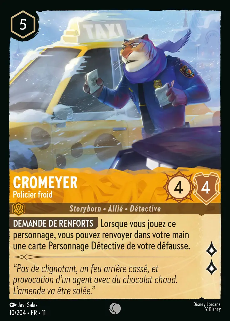 LOR11 [FR] WSP 010 CROMEYER - POLICIER FROID (COMMUNE)