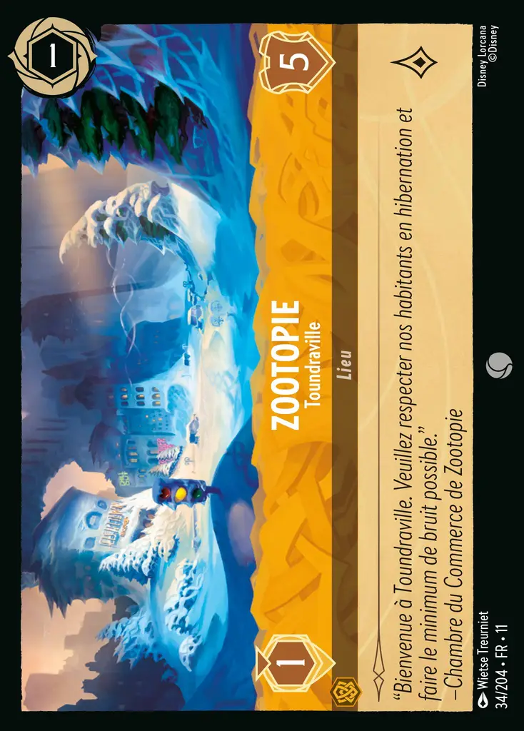 LOR11 [FR] WSP (FOIL) 034 ZOOTOPIE - TOUNDRAVILLE (COMMUNE)