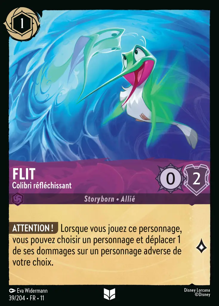 LOR11 [FR] WSP 039 FLIT - COLIBRI REFLECHISSANT (UNCO)