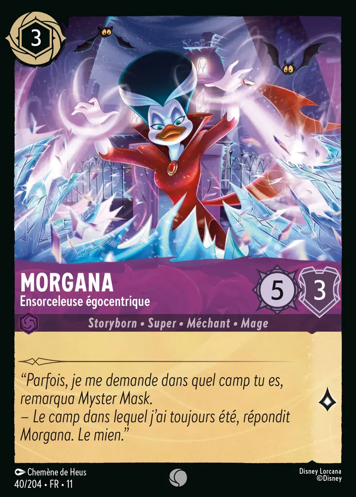 LOR11 [FR] WSP (FOIL) 040 MORGANA - ENSORCELEUSE EGOCENTRIQUE (COMMUNE)