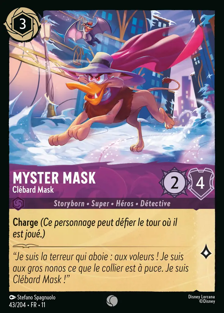LOR11 [FR] WSP (FOIL) 043 MYSTER MASK - CLEBARD MASK (COMMUNE)