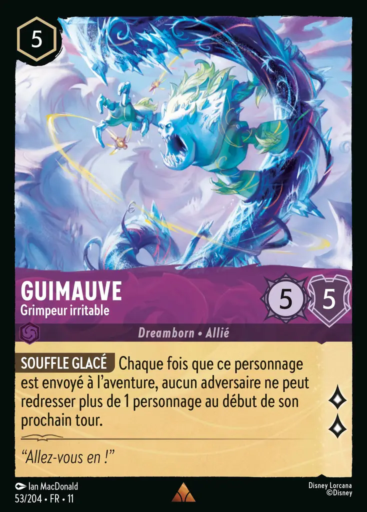 LOR11 [FR] WSP (FOIL) 053 GUIMAUVE - GRIMPEUR IRRITABLE (RARE)