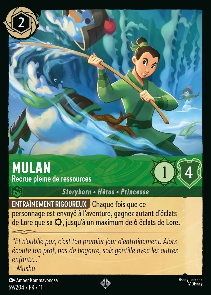 LOR11 [FR] WSP 069 MULAN - RECRUE PLEINE DE RESSOURCES (SUPER RARE)