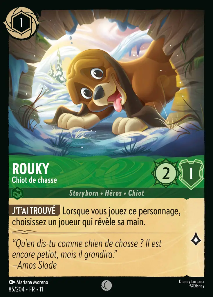 LOR11 [FR] WSP 085 ROUKY - CHIOT DE CHASSE (COMMUNE)