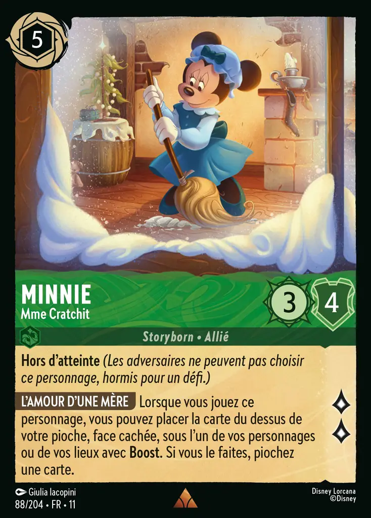 LOR11 [FR] WSP 088 MINNIE - MME CRATCHIT (RARE)