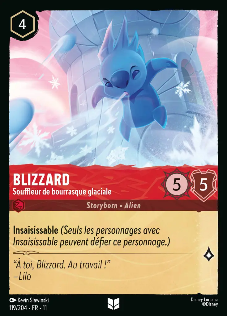 LOR11 [FR] WSP (FOIL) 119 BLIZZARD - SOUFFLEUR DE BOURRASQUE GLACIALE (UNCO)