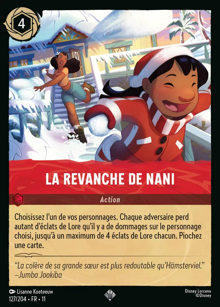LOR11 [FR] WSP 127 LA REVANCHE DE NANI (SUPER RARE)