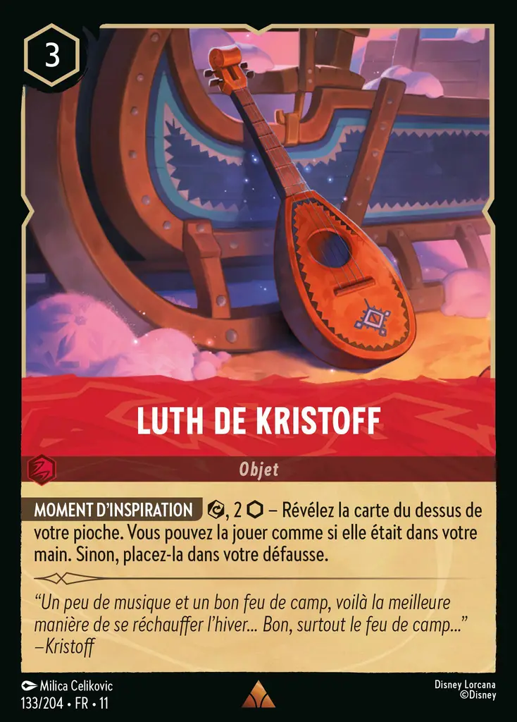 LOR11 [FR] WSP 133 LUTH DE KRISTOFF (RARE)