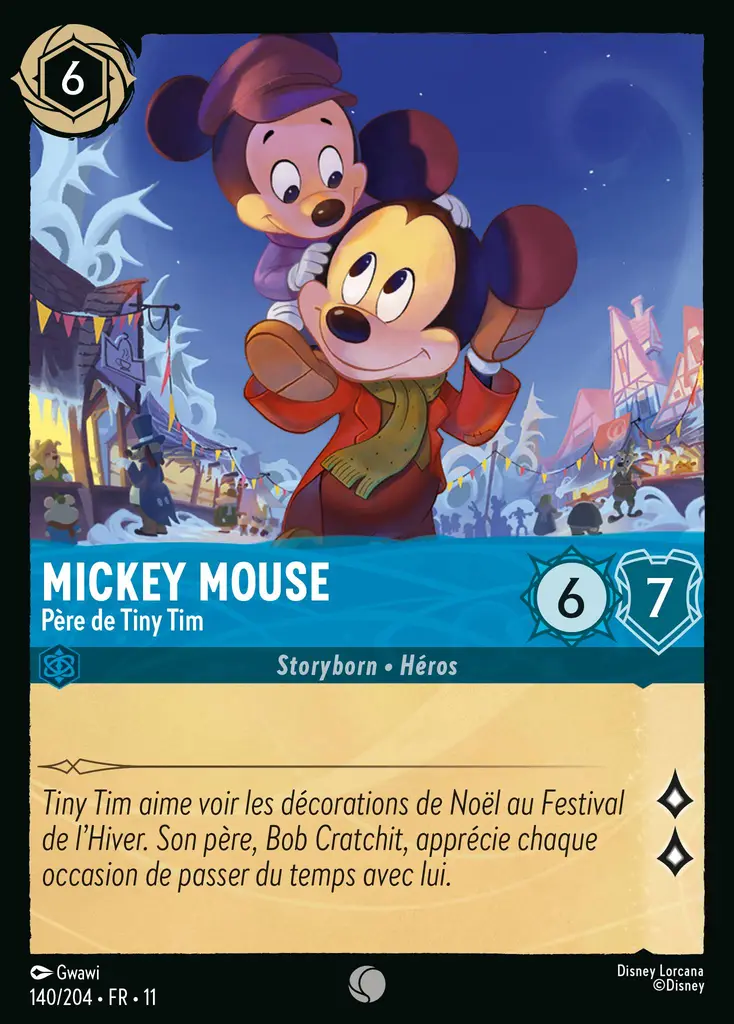 LOR11 [FR] WSP 140 MICKEY MOUSE - PERE DE TINY TIM (COMMUNE)