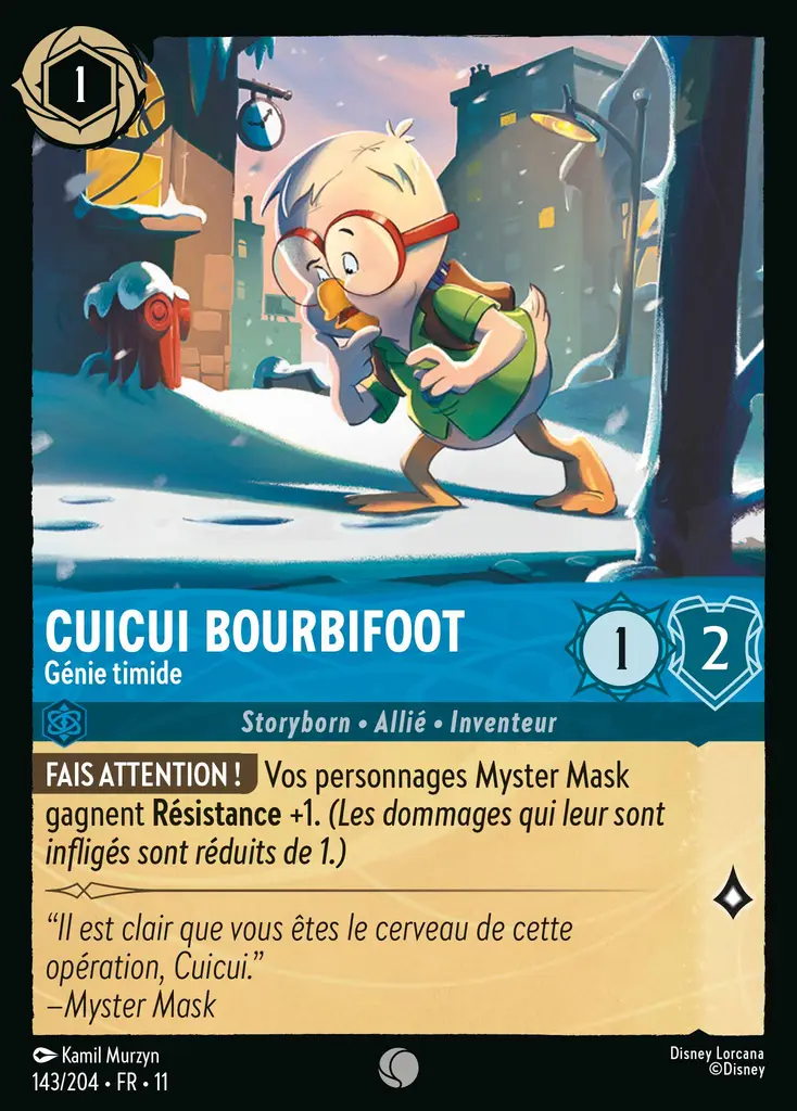LOR11 [FR] WSP 143 CUICUI BOURBIFOOT - GENIE TIMIDE (COMMUNE)
