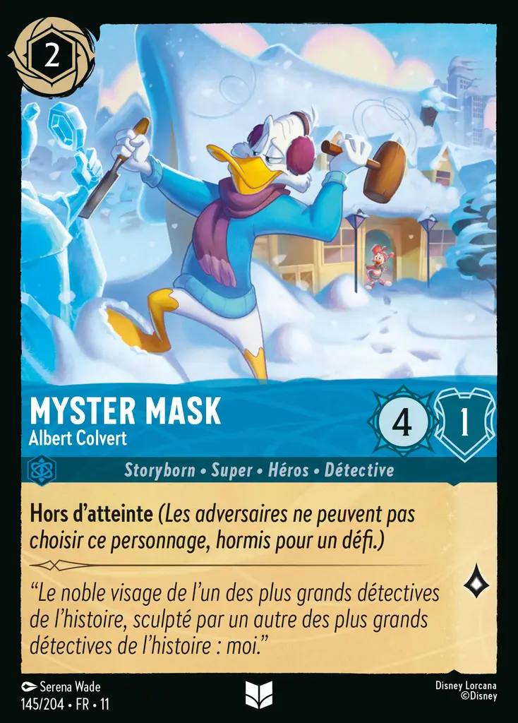 LOR11 [FR] WSP 145 MYSTER MASK - ALBERT COLVERT (UNCO)