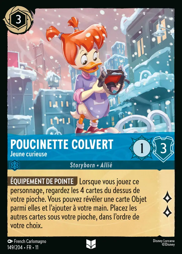 LOR11 [FR] WSP 149 POUCINETTE COLVERT - JEUNE CURIEUSE (UNCO)