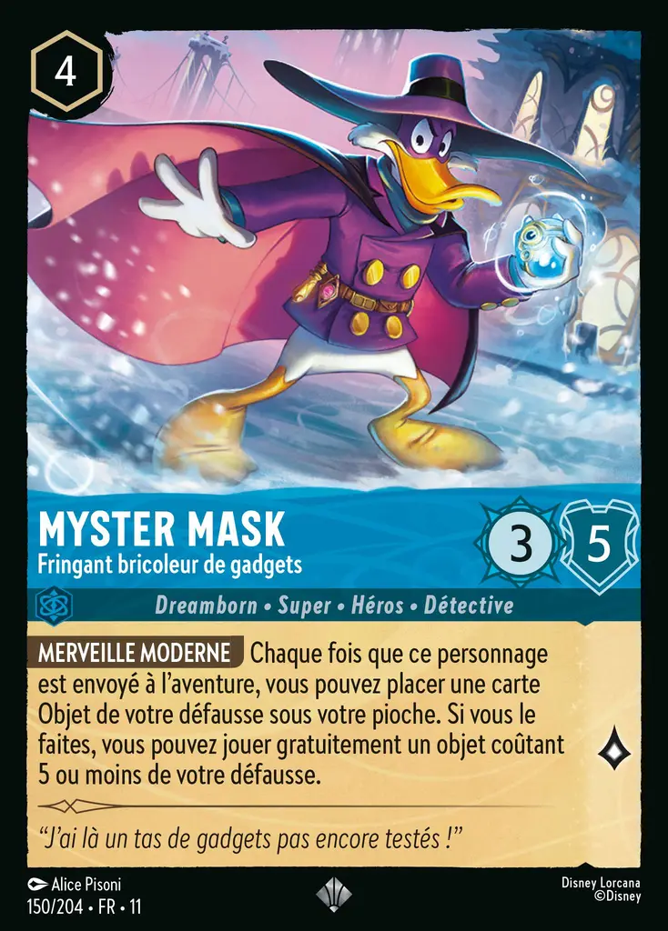 LOR11 [FR] WSP 150 MYSTER MASK - FRINGANT BRICOLEUR DE GADGETS (SUPER RARE)