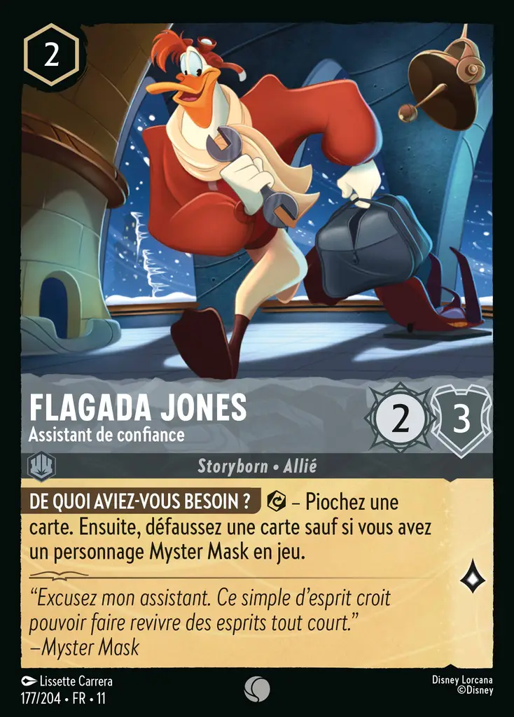 LOR11 [FR] WSP (FOIL) 177 FLAGADA JONES - ASSISTANT DE CONFIANCE (COMMUNE)