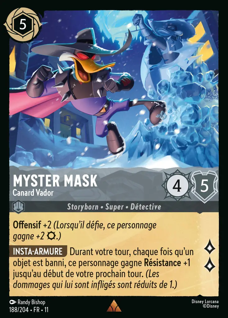 LOR11 [FR] WSP 188 MYSTER MASK - CANARD VADOR (RARE)