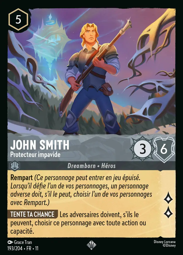 LOR11 [FR] WSP 193 JOHN SMITH - PROTECTEUR IMPAVIDE (SUPER RARE)