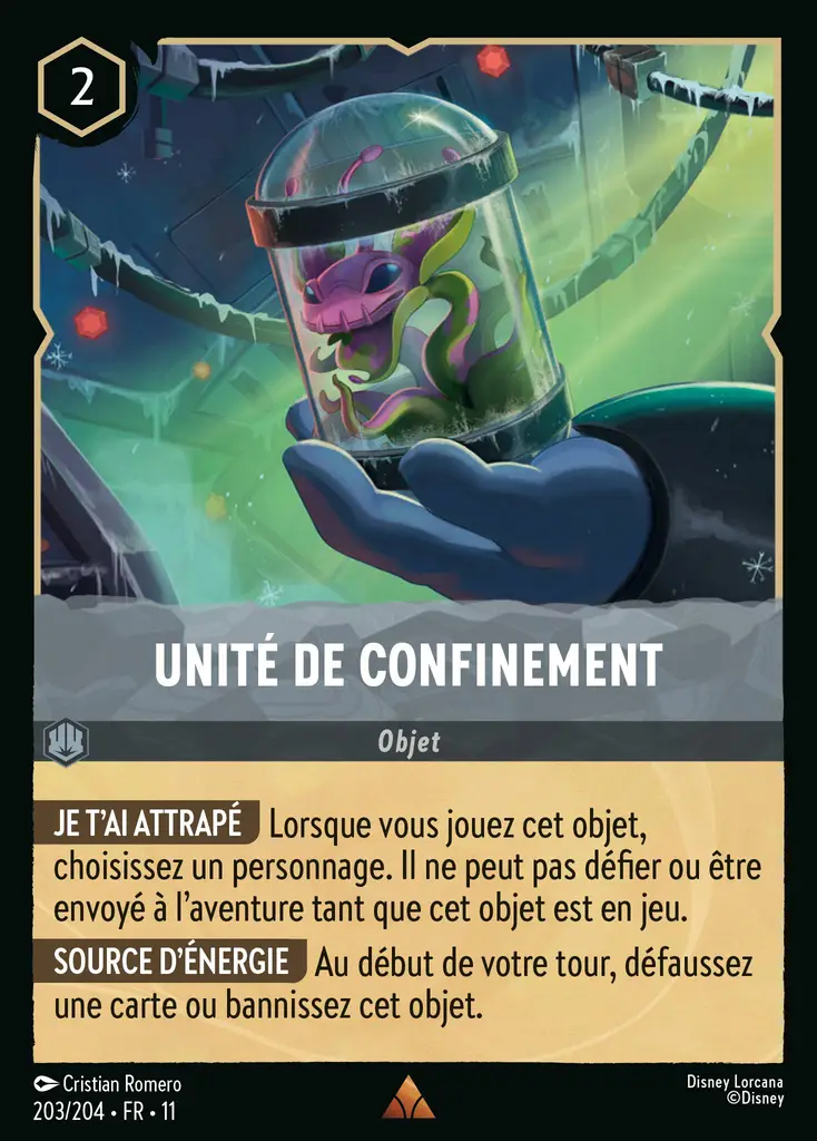 LOR11 [FR] WSP 203 UNITE DE CONFINEMENT (RARE)